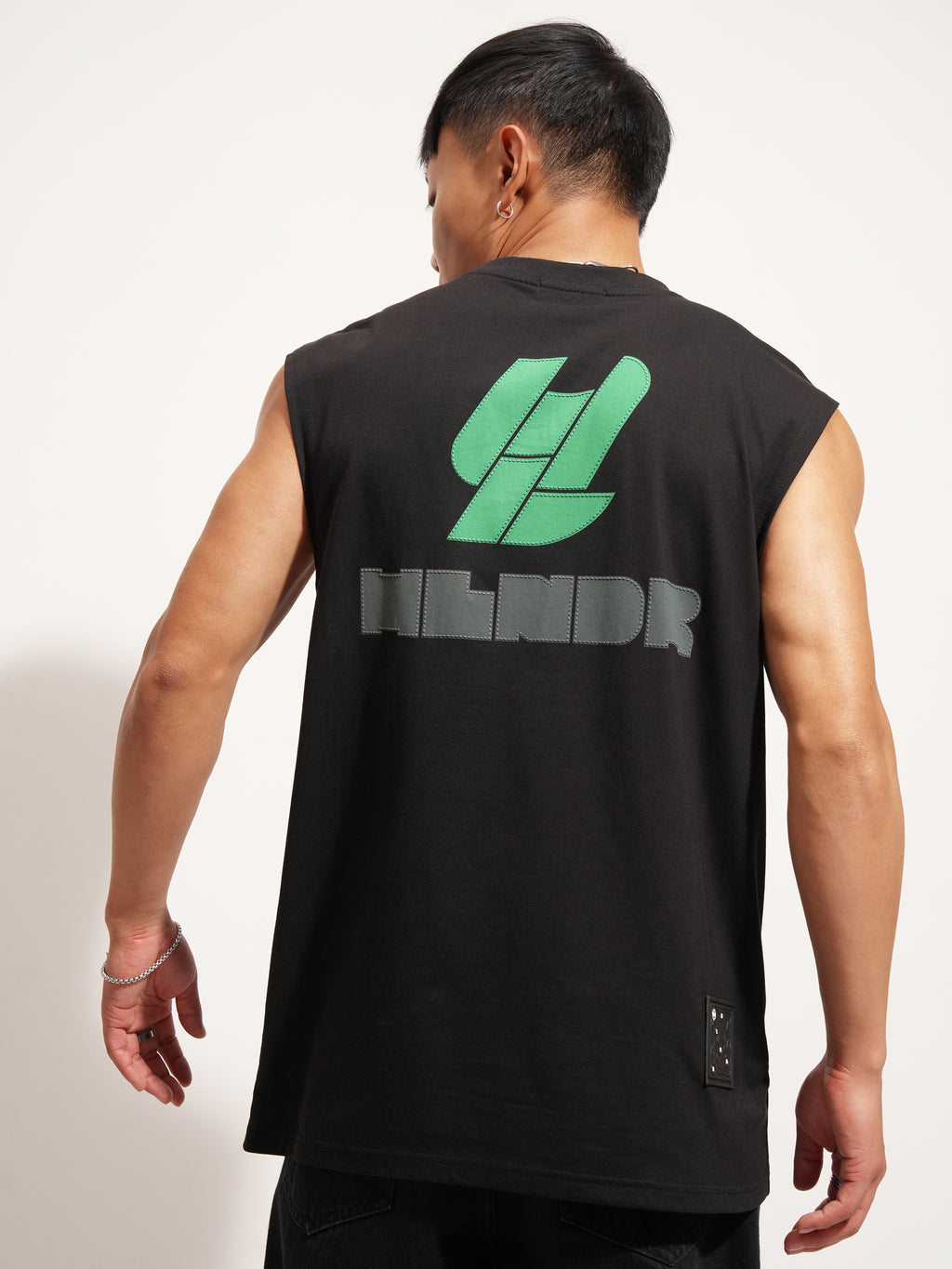 Highlander Men Black Printed Round Neck T-Shirt - Black - Image 3