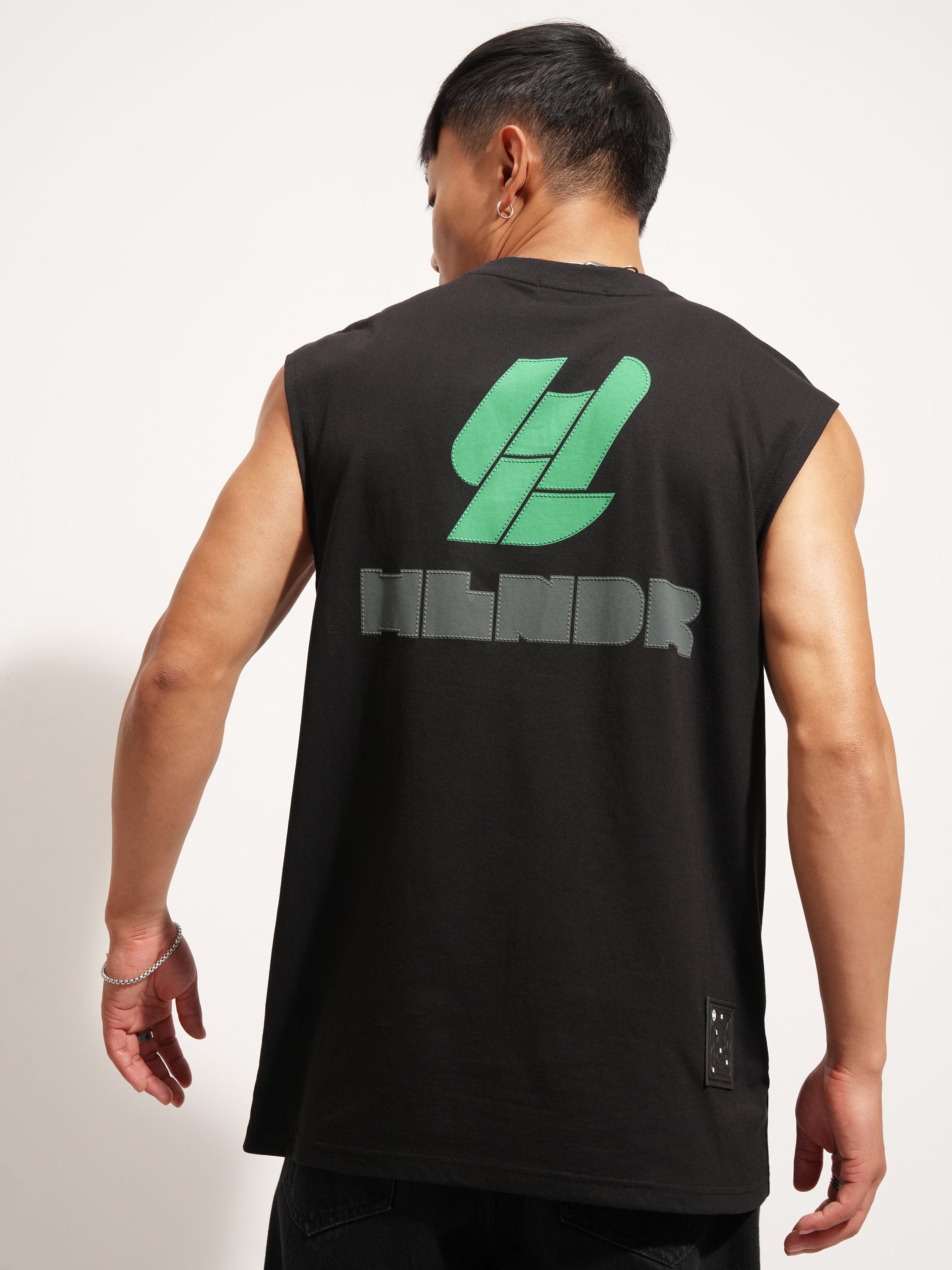 Highlander Men Black Printed Round Neck T-Shirt - Black - Image 3