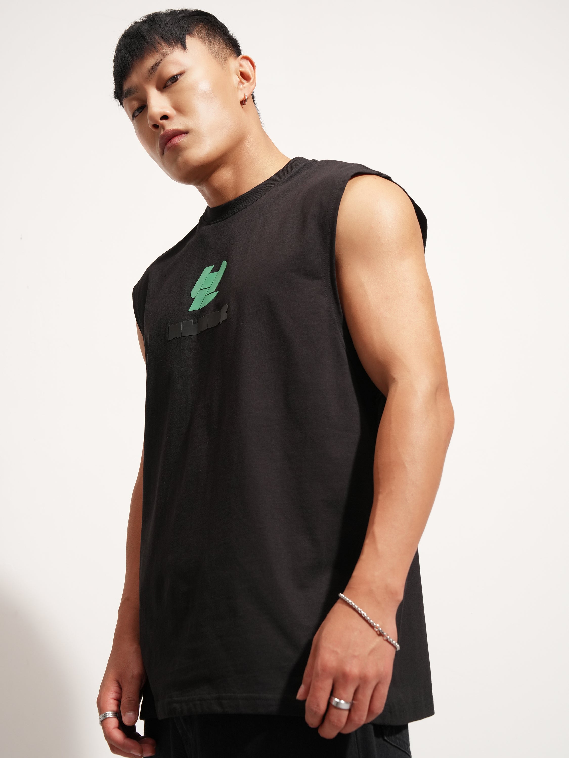 Highlander Men Black Printed Round Neck T-Shirt - Black - Image 4