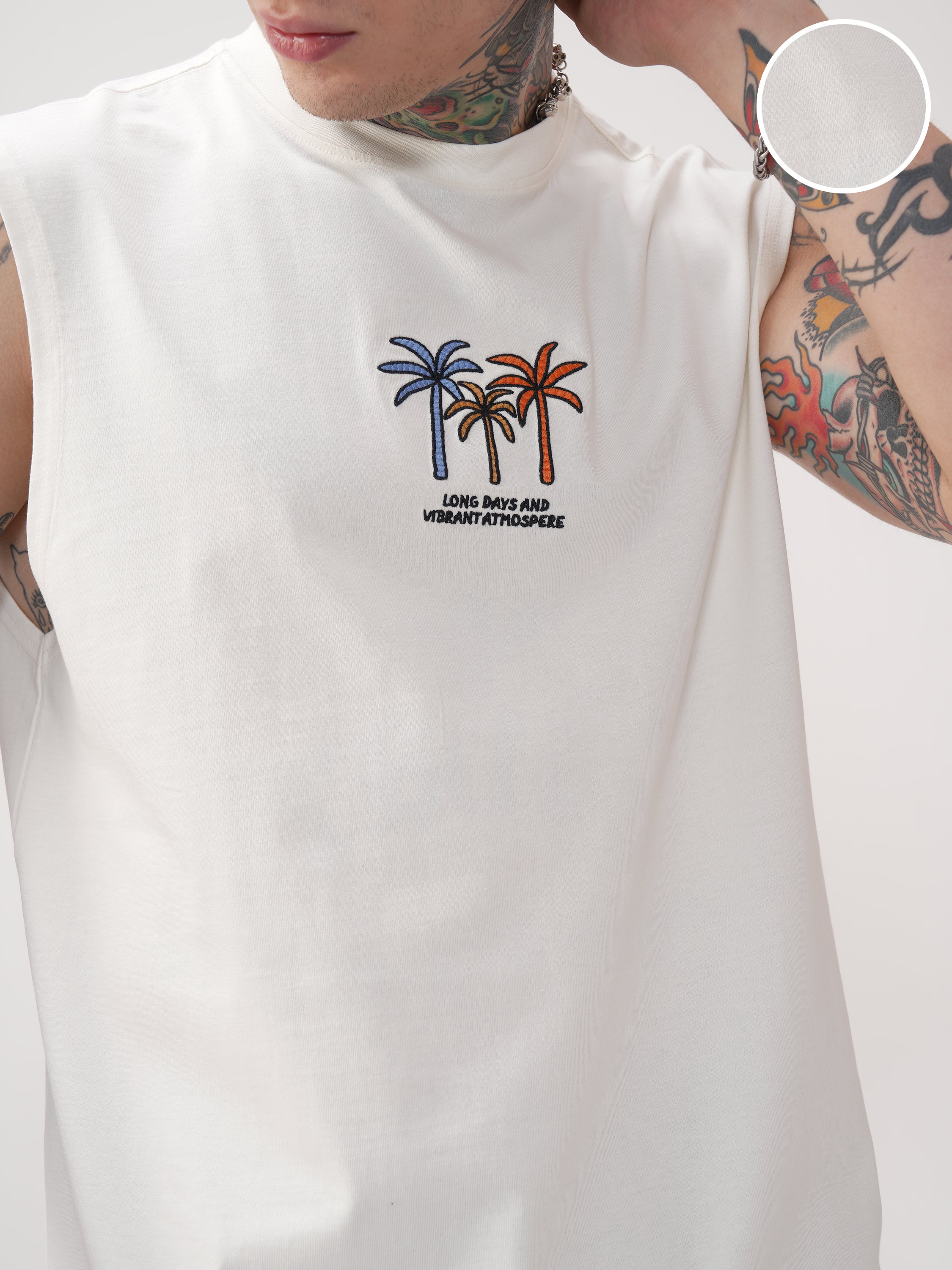 Highlander Men Off White Printed Round Neck T-Shirt - Off White - Image 5