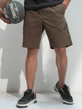 Highlander Men Coffee Brown Regular Fit Shorts - Coffee Brown - Image 1