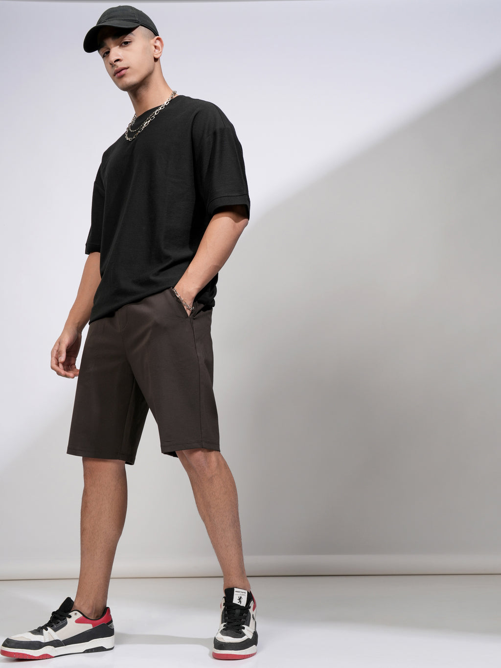 Highlander Men Brown Regular Fit Shorts - Brown - Image 2