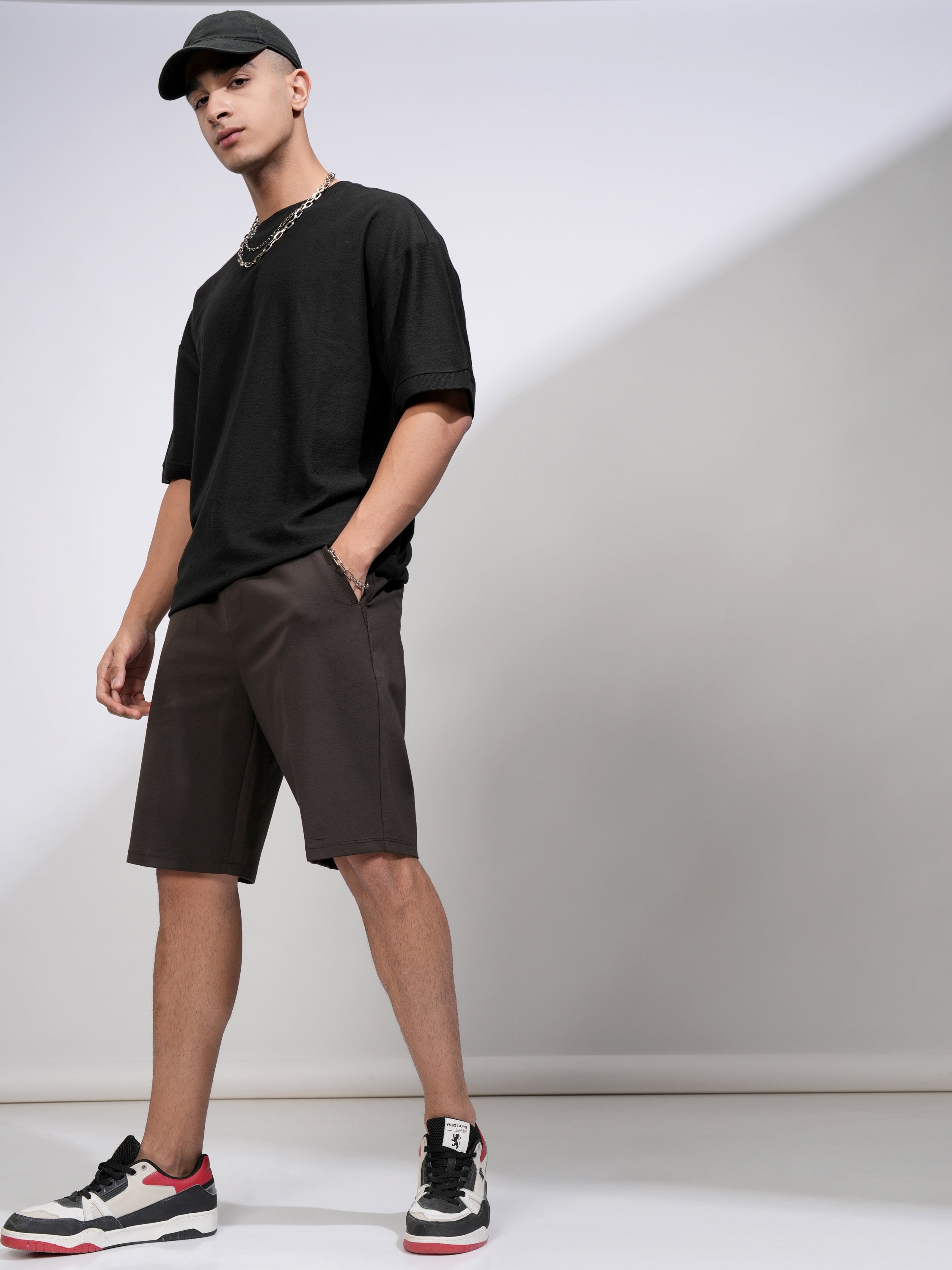 Highlander Men Brown Regular Fit Shorts - Brown - Image 2
