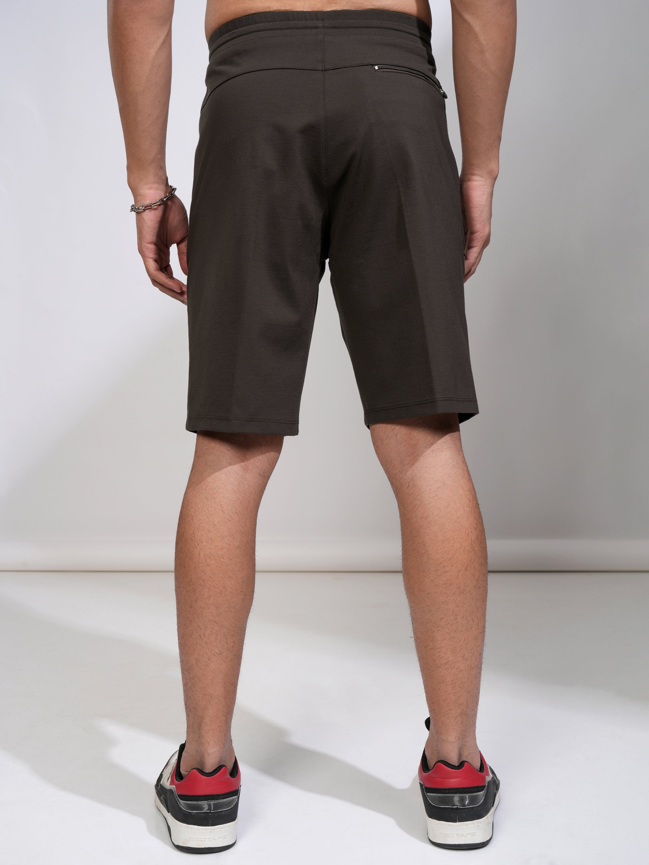 Highlander Men Brown Regular Fit Shorts - Brown - Image 3