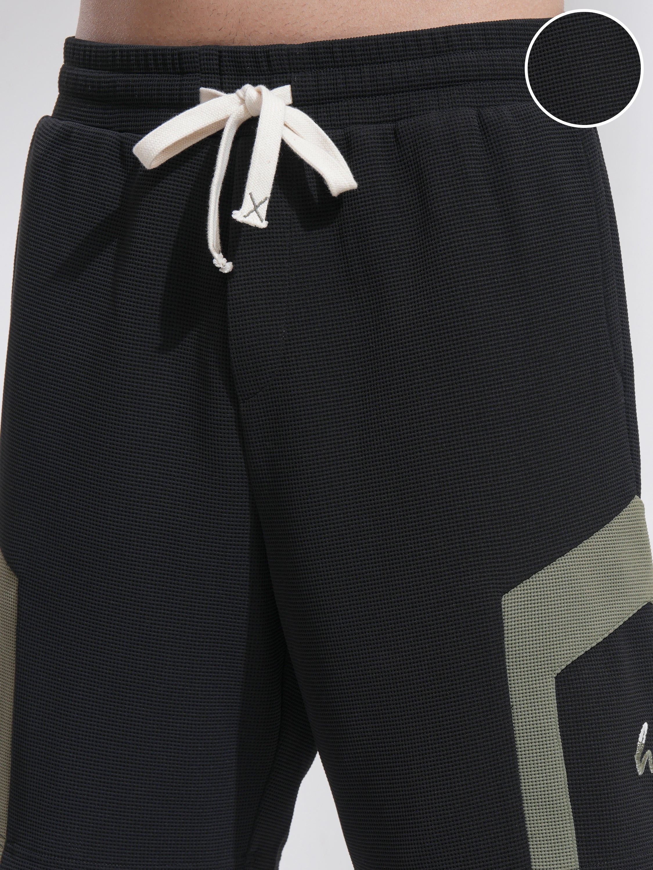 Highlander Men Black Regular Shorts - Black - Image 5