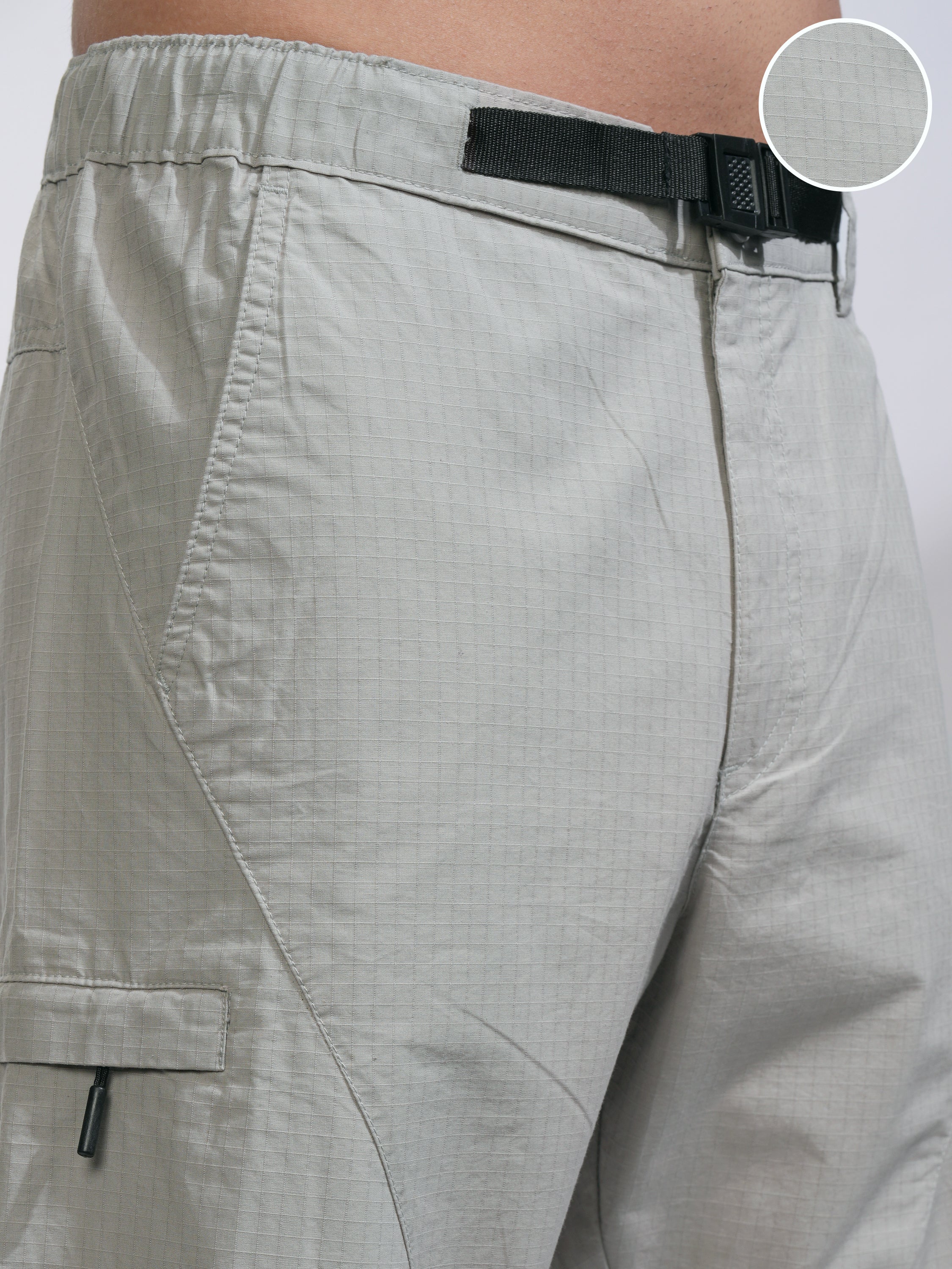 Highlander Men Green Regular Fit Shorts - Green - Image 5