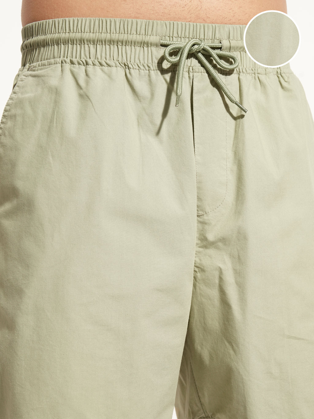 Highlander Men Olive Relaxed Fit Shorts - Olive - Image 5