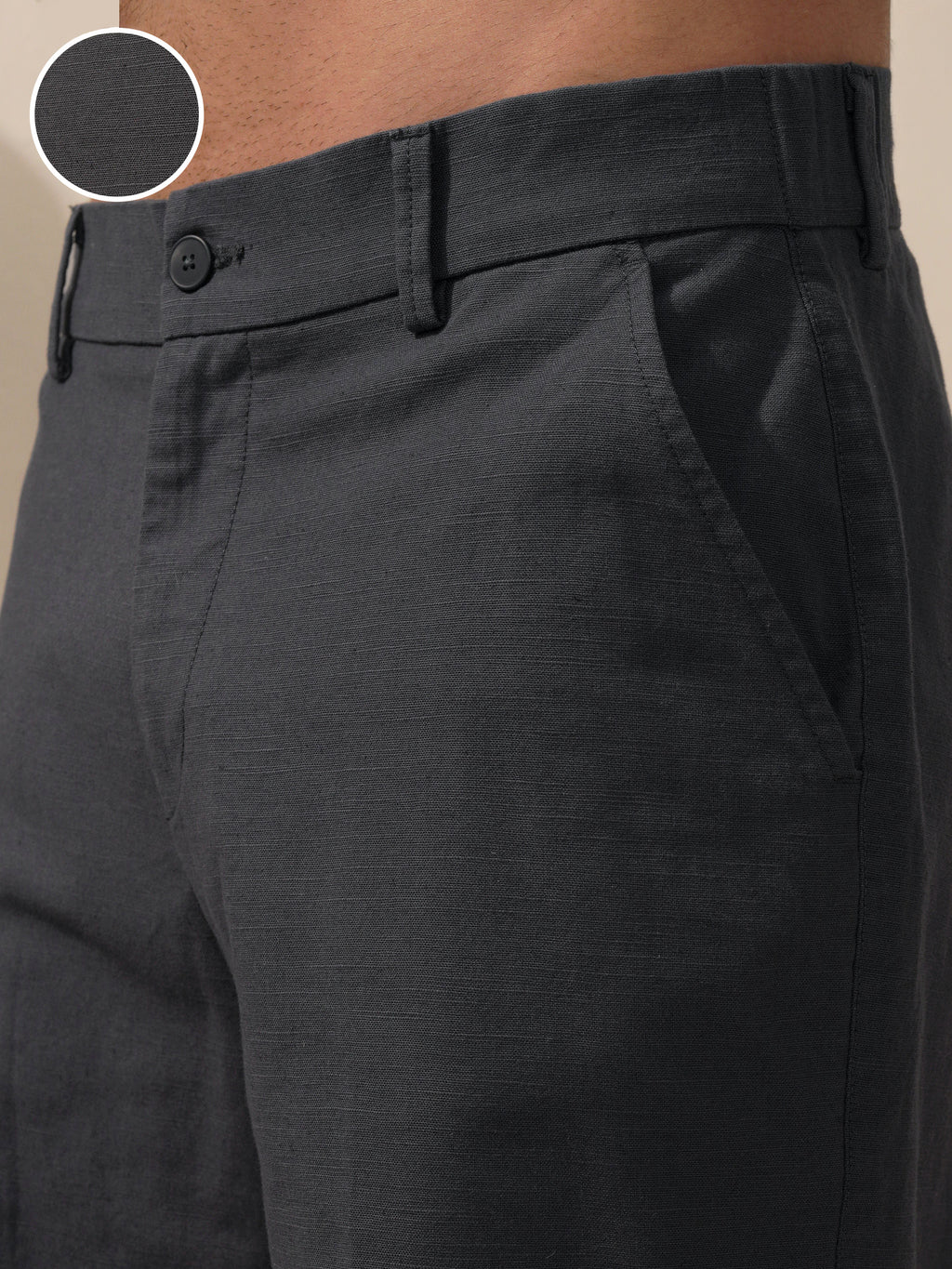 Highlander Men Navy Blue Relaxed Fit Shorts - Navy Blue - Image 5