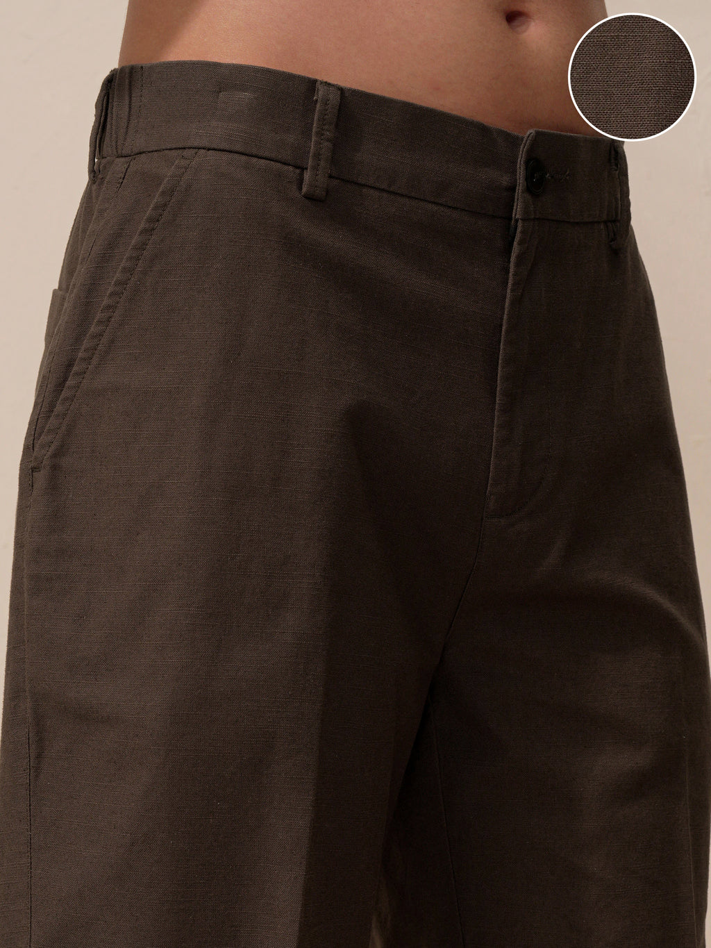 Highlander Men Brown Relaxed Fit Shorts - Brown - Image 5