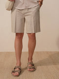 Highlander Men Beige Relaxed Fit Shorts - Beige - Image 1