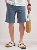Highlander Men Grey Slim Fit Chino Shorts - Grey - Image 1