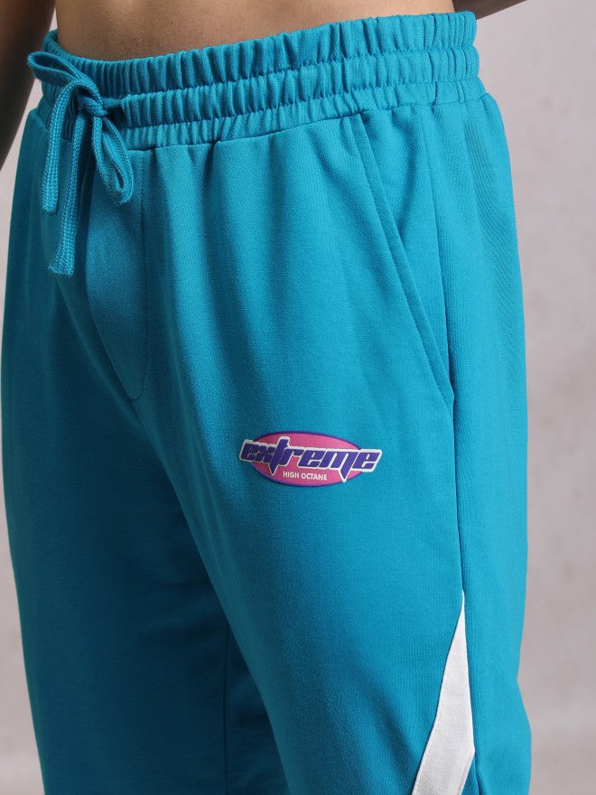 Highlander Men Blue Relaxed Fit Track Pant - Blue - Image 5