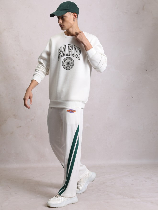 Highlander Men White Relaxed Fit Track Pant - White - Image 2