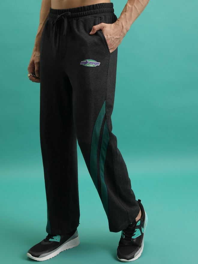 Men Relaxed Fit Track Pants - Black - Image 4