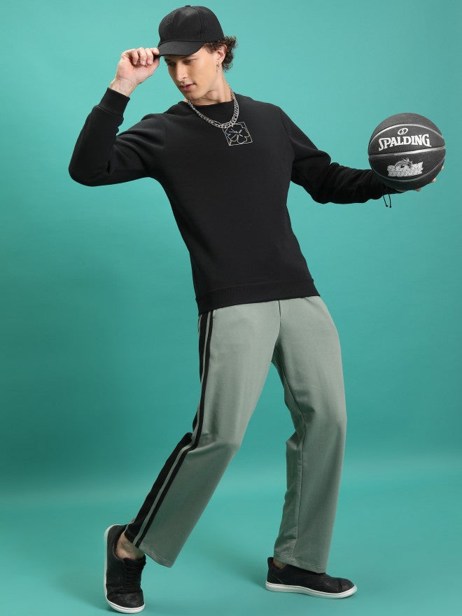 Highlander Men Green Straight Fit Regular Track Pant - Green - Image 2