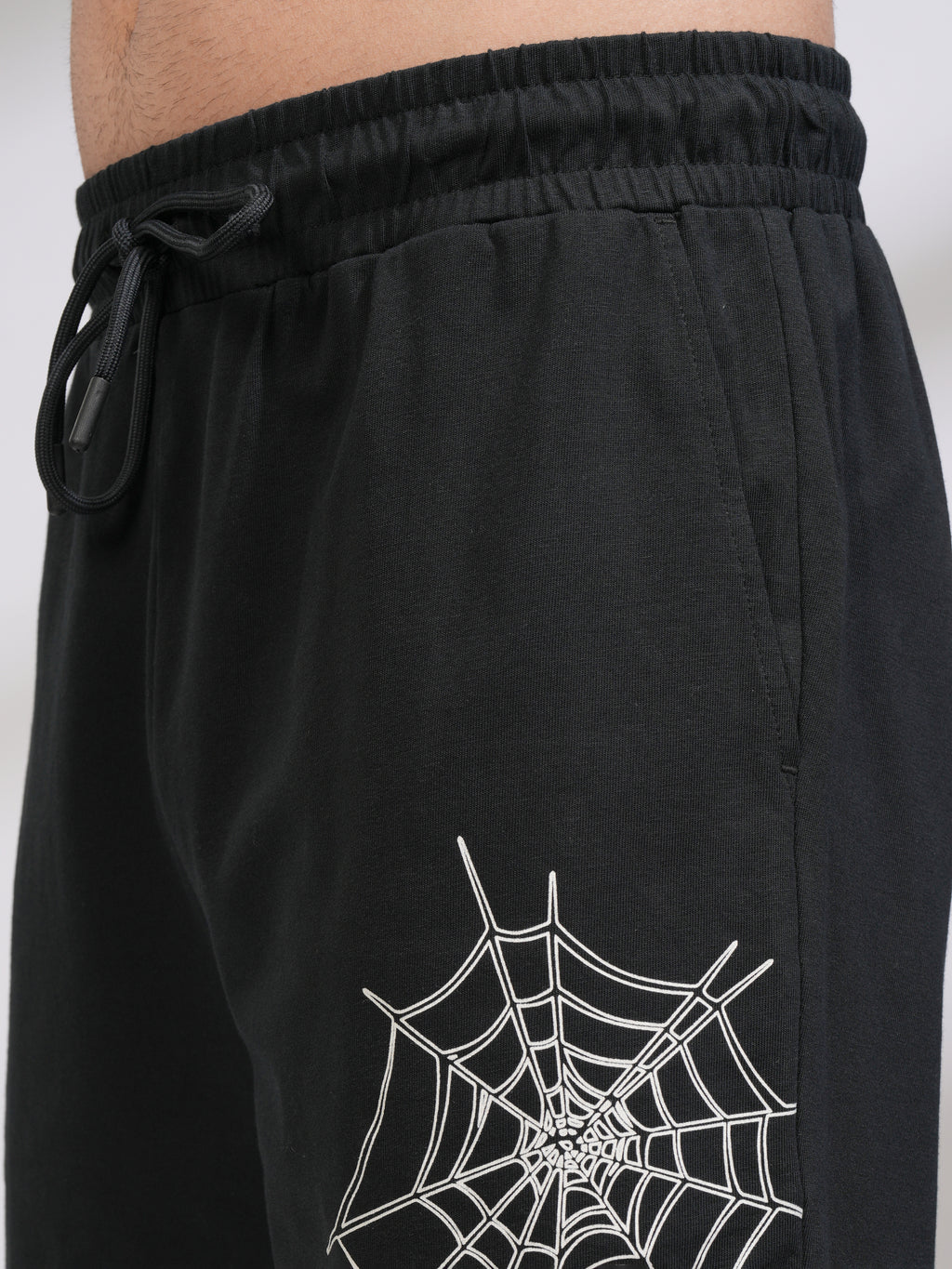 Marvel By Highlander Men Black Spider-Man T-Shirt With Shorts Co-Ords - Black - Image 8