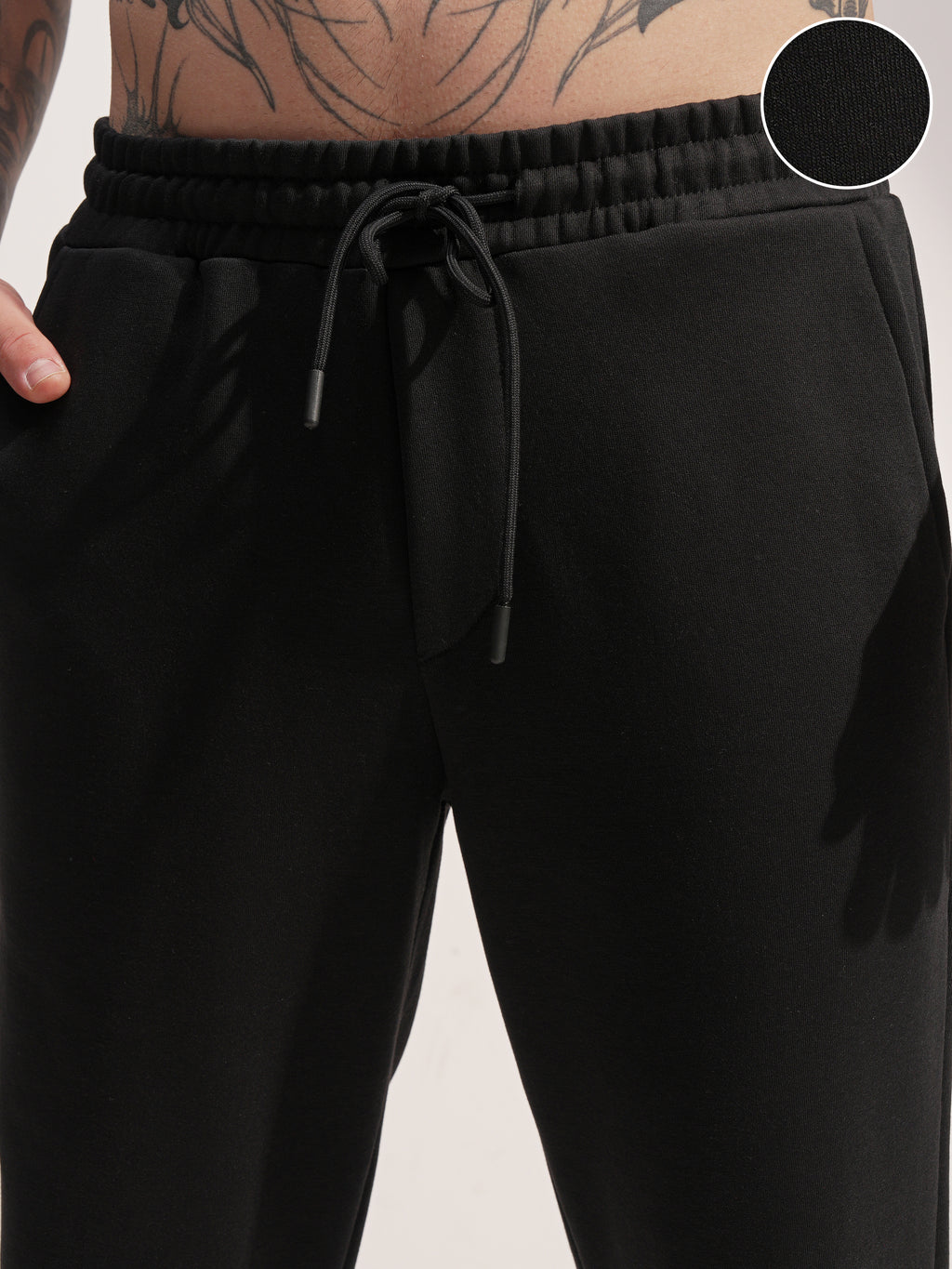 Marvel By Highlander Men Black Hulk Baggy Solid Casual Trouser - Black - Image 5