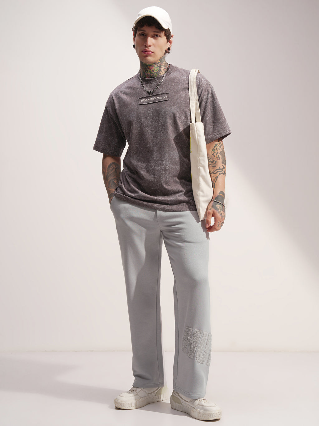Marvel By Highlander Men Grey Hulk Baggy Solid Casual Trouser - Grey - Image 2