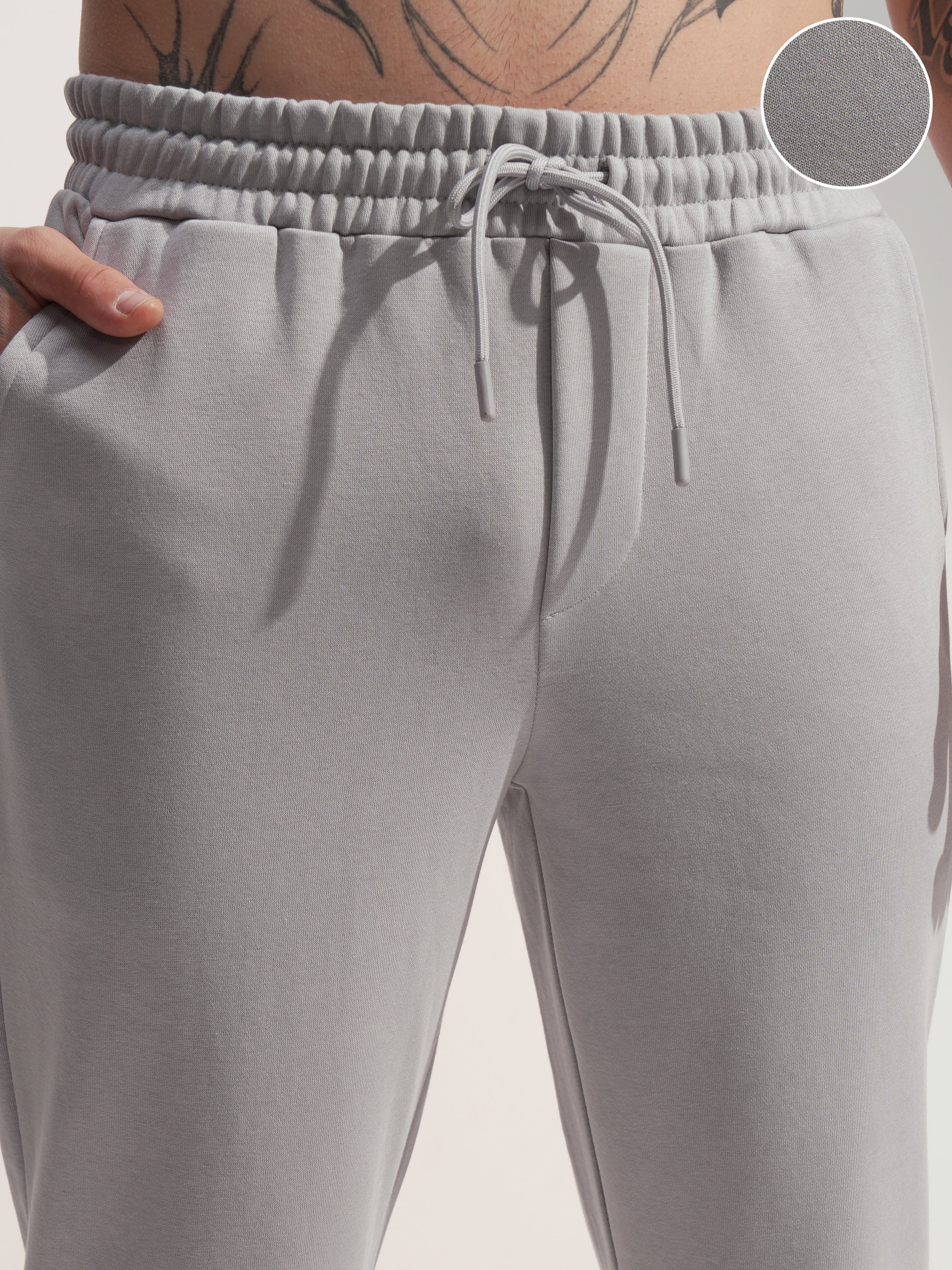 Marvel By Highlander Men Grey Hulk Baggy Solid Casual Trouser - Grey - Image 5