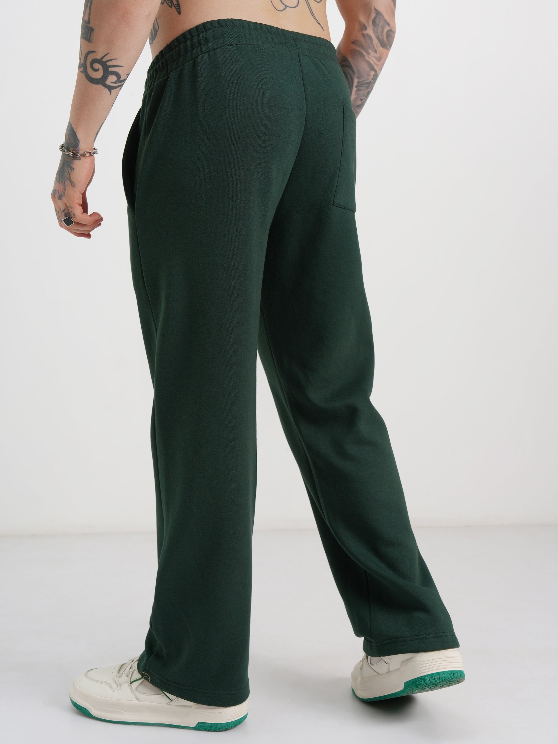 Marvel By Highlander Men Olive Spider-Man Baggy Printed Track Pants - Olive - Image 3