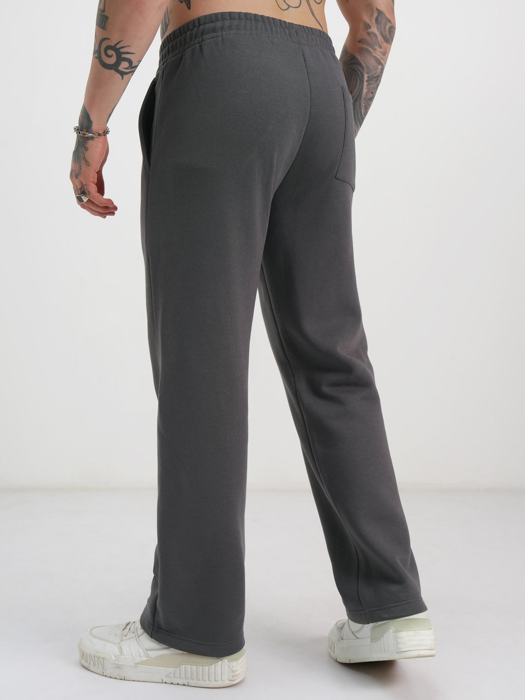 Marvel By Highlander Men Grey Spider-Man Baggy Printed Track Pants - Grey - Image 3