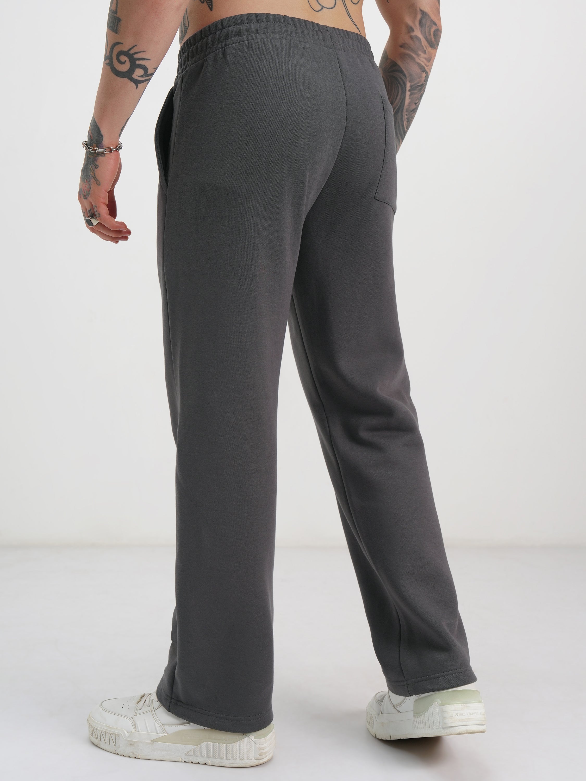 Marvel By Highlander Men Grey Spider-Man Baggy Printed Track Pants - Grey - Image 3