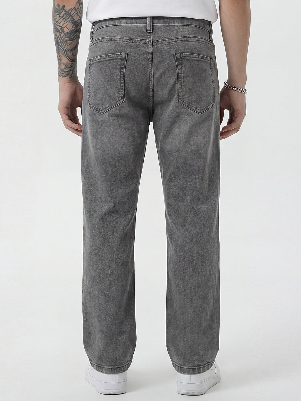 Marvel By Highlander Men Grey Groot Straight Fit Jeans - Grey - Image 3