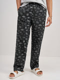 Marvel By Highlander Men Black Avengers Printed Lounge Pant - Black - Image 1