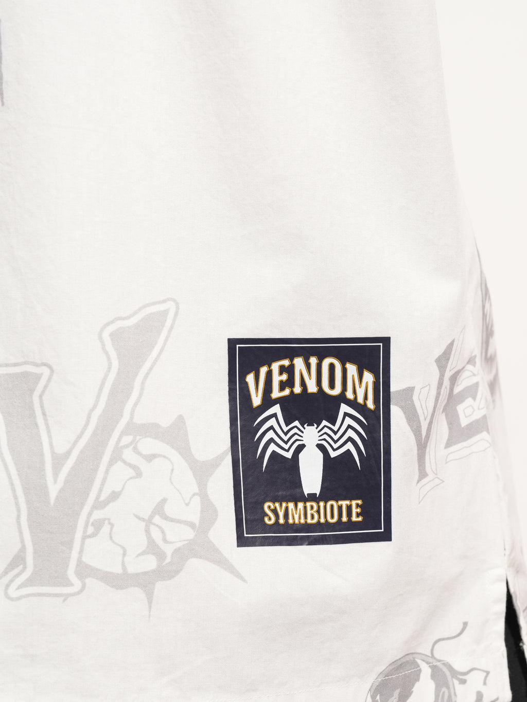 Marvel By Highlander Men White Venom Printed Relaxed Fit Casual Shirt - White - Image 7