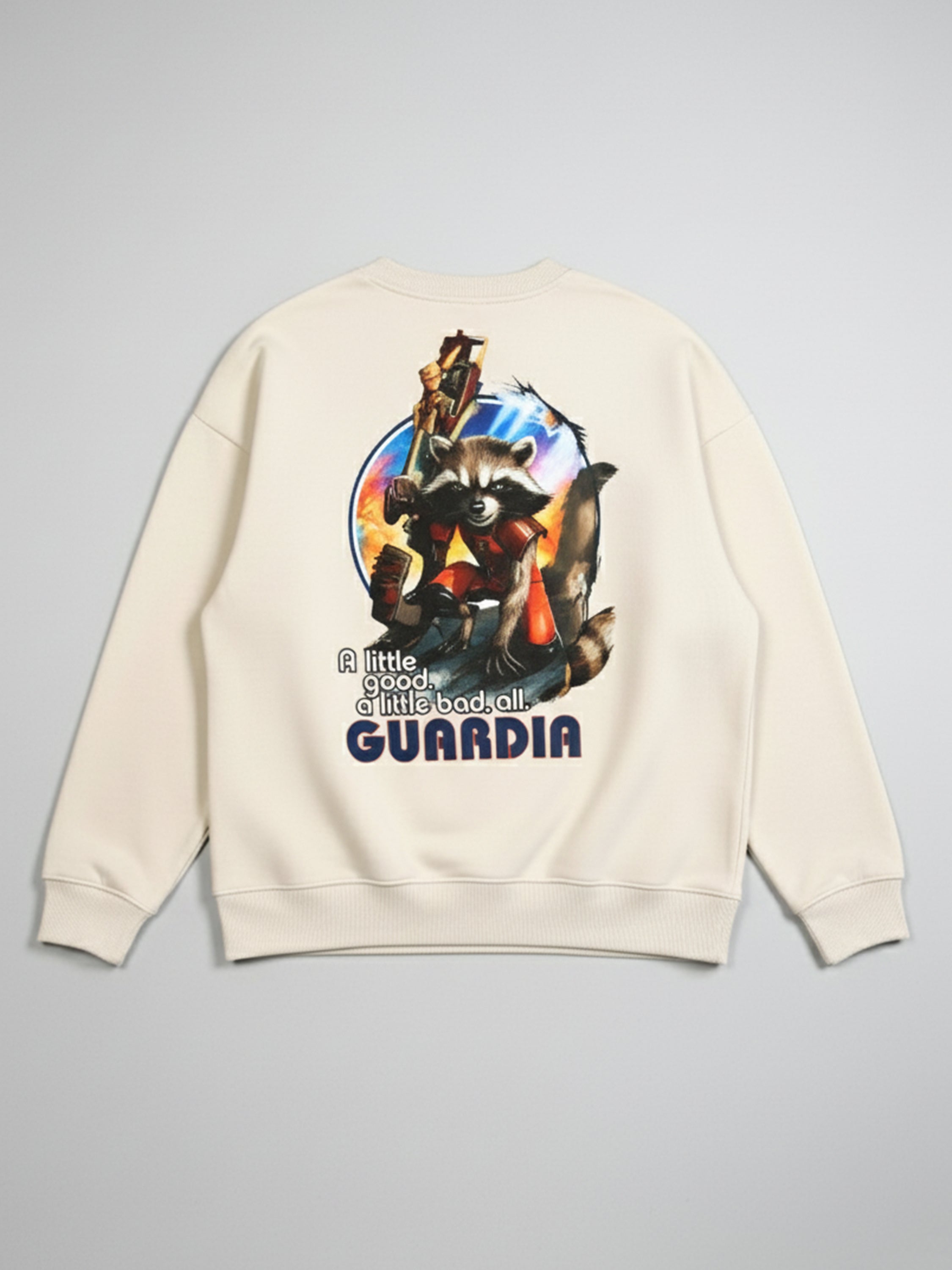 Marvel By Highlander Men Beige Guardians Of The Galaxy Round Neck Pullover Sweatshirt - Beige - Image 5
