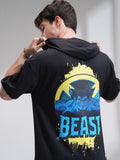Marvel By Highlander Men Black Hulk Hooded Pullover Sweatshirt - Black - Image 1