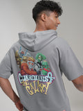 Marvel By Highlander Men Grey Guardians Of The Galaxy Hooded Pullover Sweatshirt - Grey - Image 1