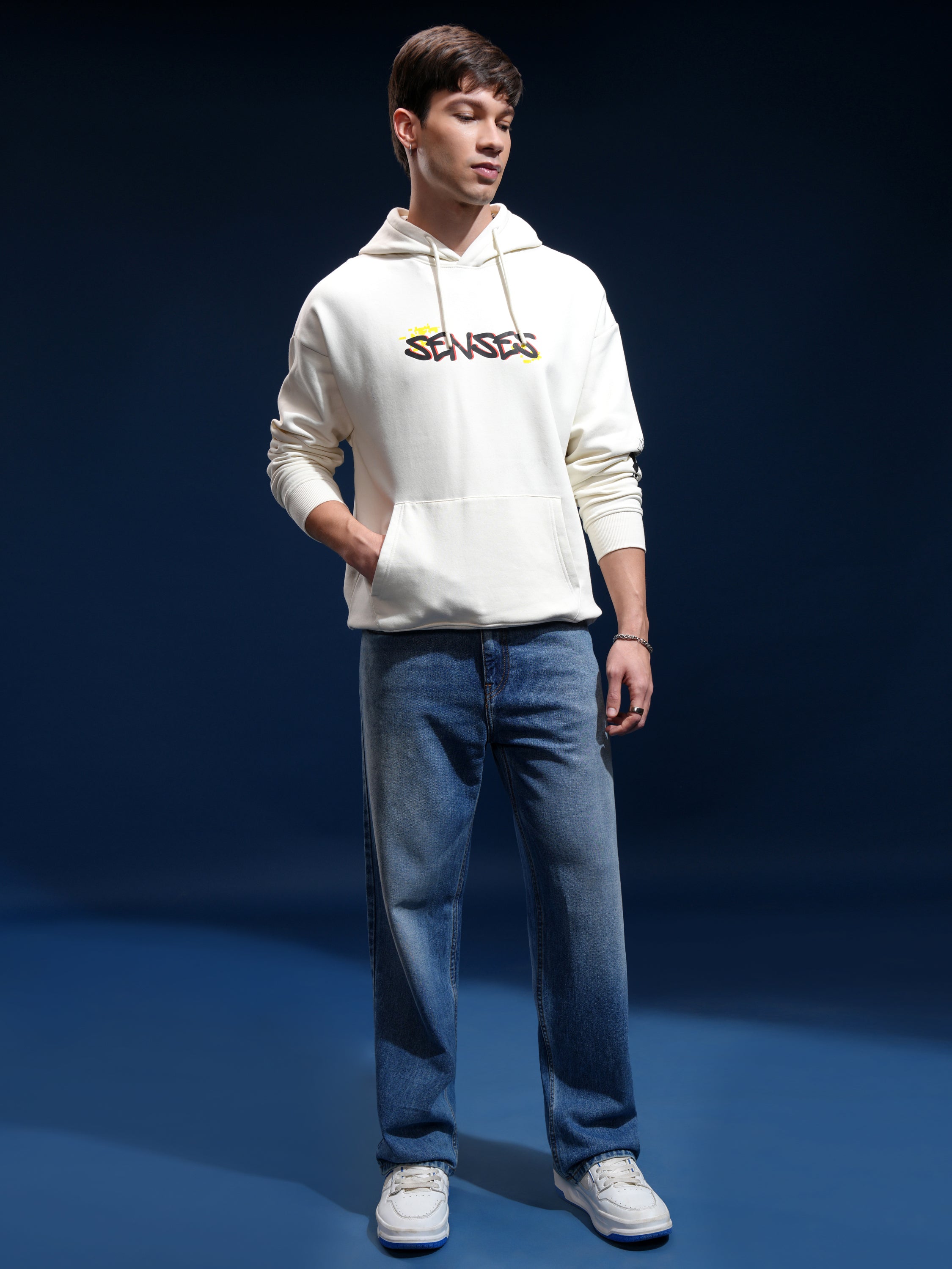 Marvel By Highlander Men White Spider-Man Hooded Pullover Sweatshirt - White - Image 2