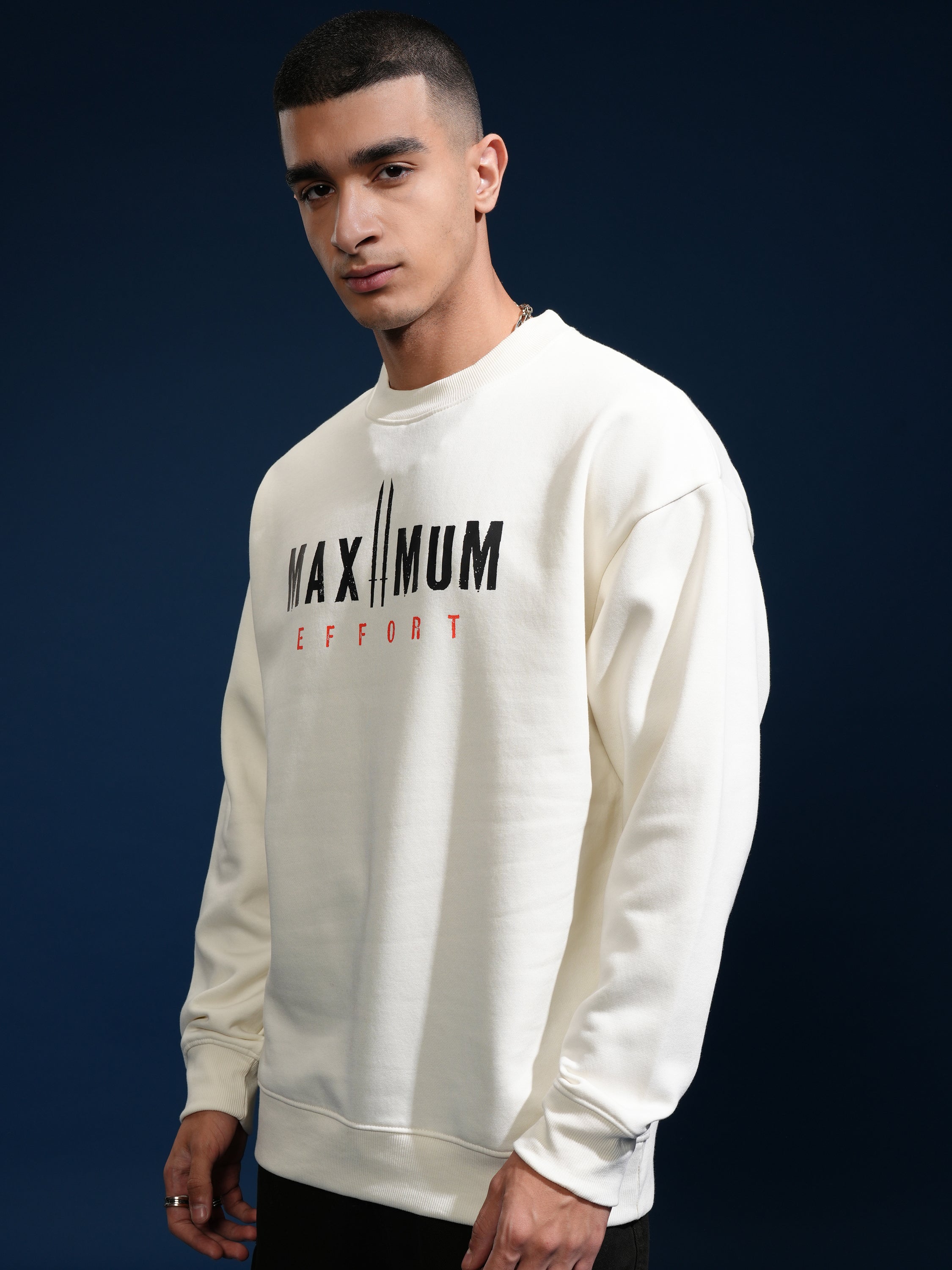 Marvel By Highlander Men White Deadpool Round Neck Pullover Sweatshirt - White - Image 4