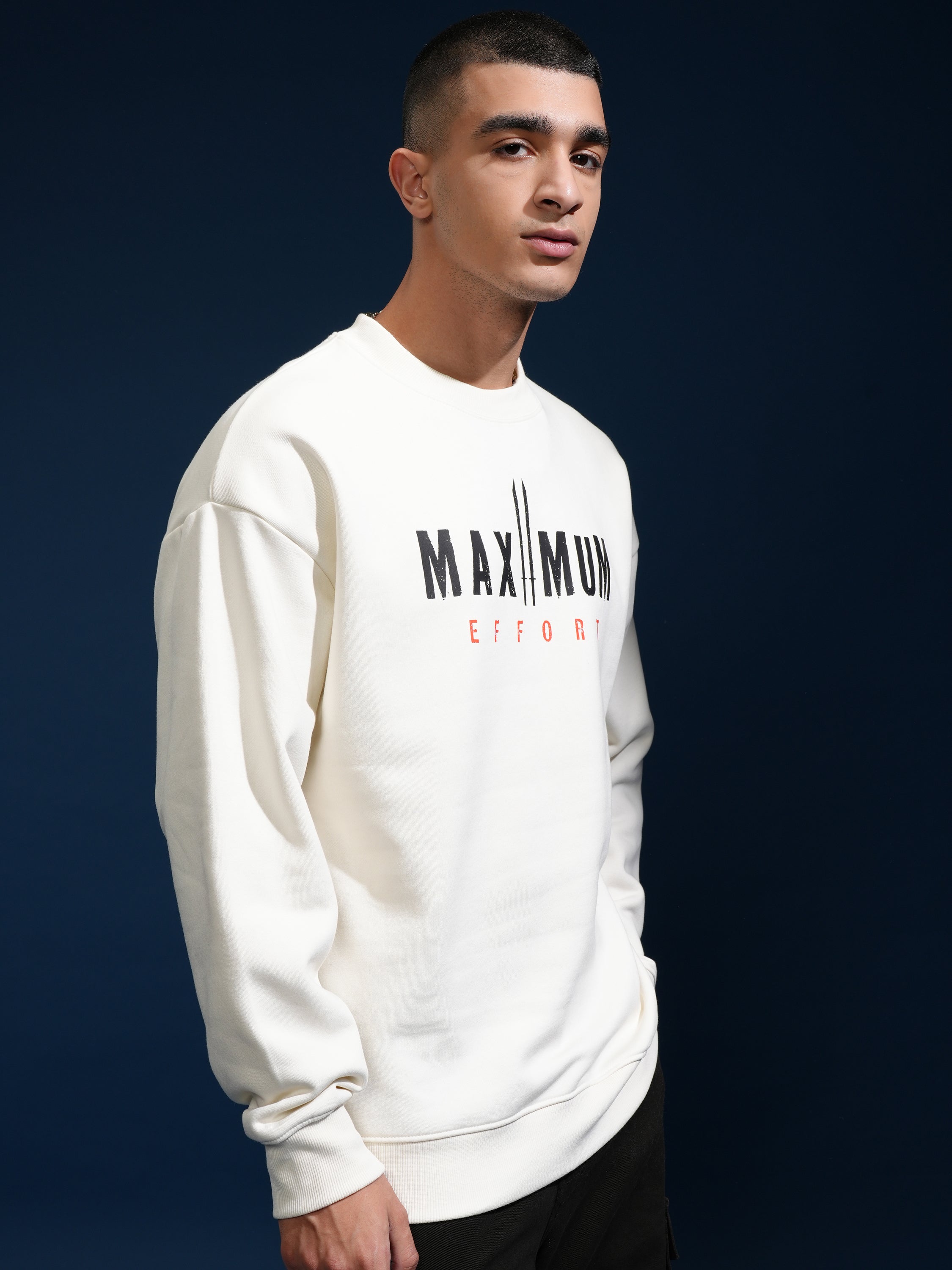 Marvel By Highlander Men White Deadpool Round Neck Pullover Sweatshirt - White - Image 6