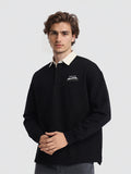 Highlander Men Black Avatar Shirt Collar Pullover Sweatshirt - Black - Image 1