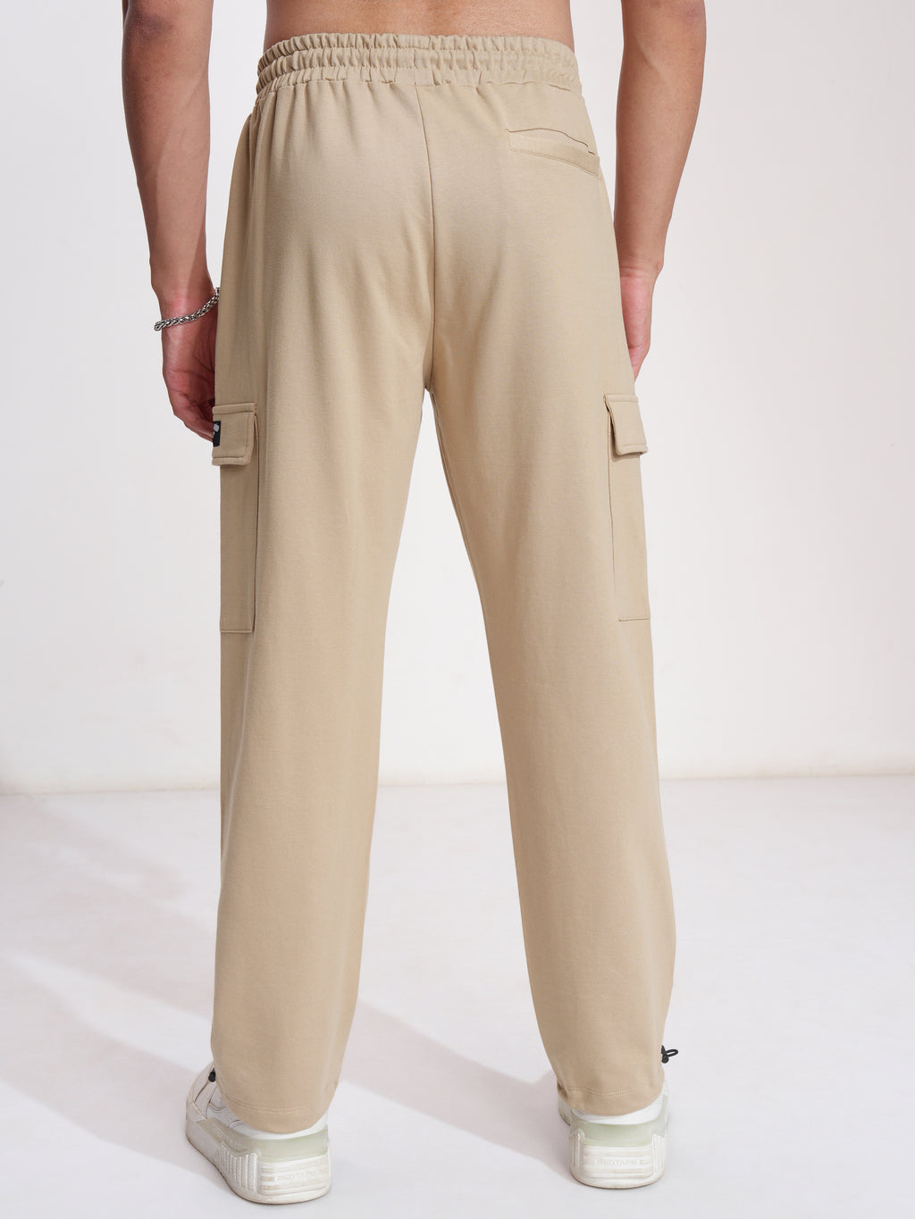 Marvel By Highlander Men Nude Mighty Thor Straight Fit Solid Cargos - Nude - Image 3
