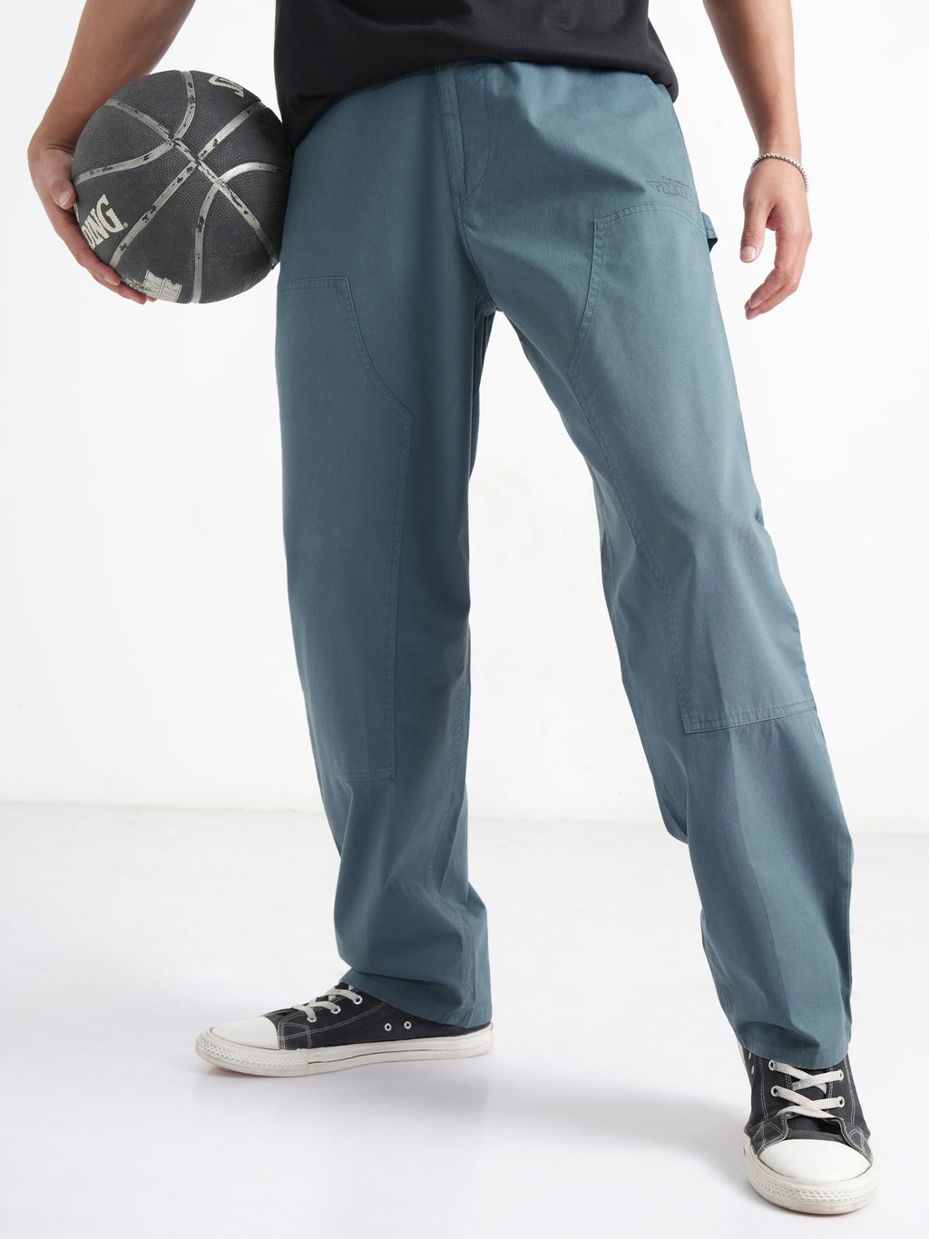 Marvel By Highlander Men Blue Thor Loose Fit Solid Regular Trouser - Blue - Image 1
