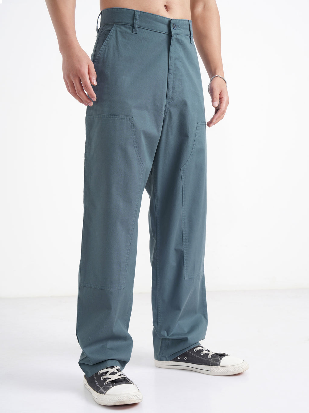 Marvel By Highlander Men Blue Thor Loose Fit Solid Regular Trouser - Blue - Image 6