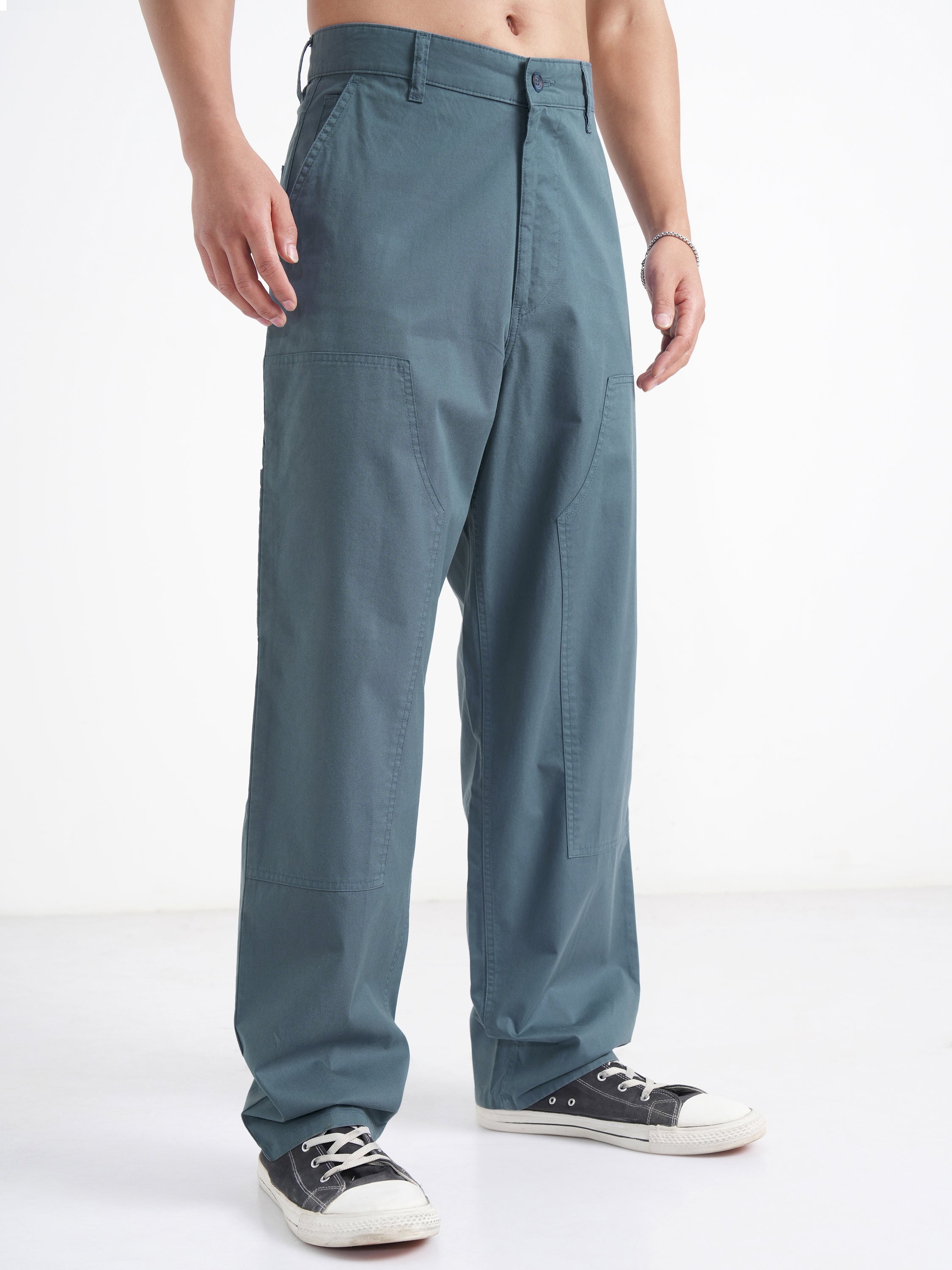 Marvel By Highlander Men Blue Thor Loose Fit Solid Regular Trouser - Blue - Image 6