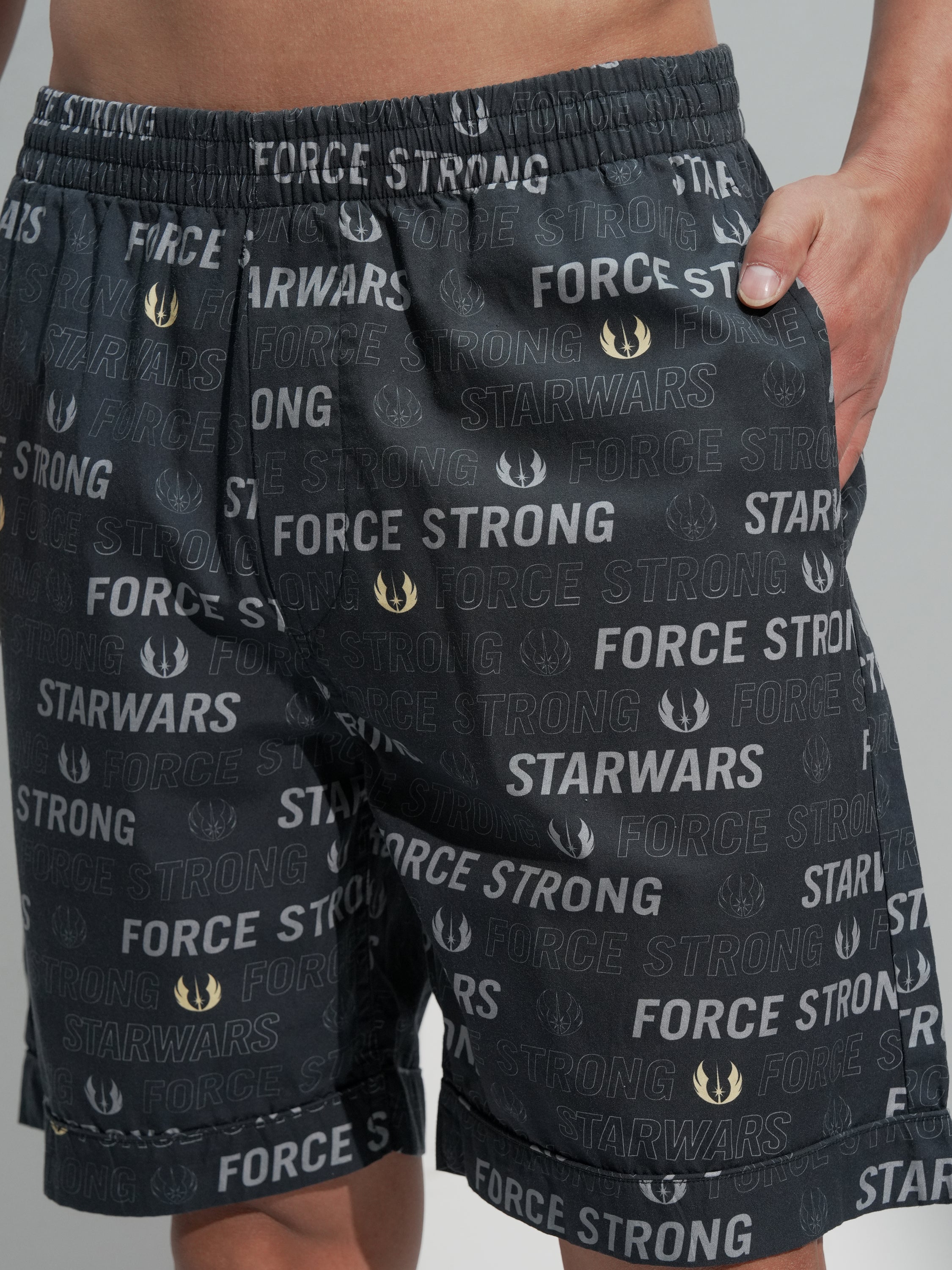 Star Wars By Highlander Men Black Darth Vader Shirt With Shorts Co-Ords - Black - Image 7