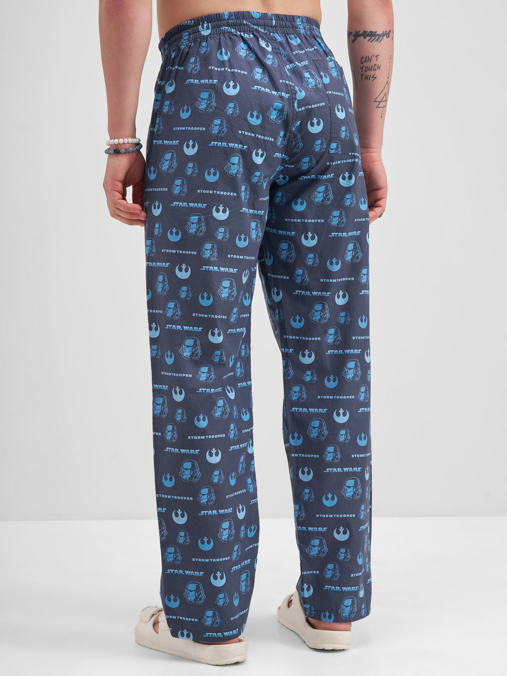 Star Wars By Highlander Men Navy Blue Strom Trooper Printed Lounge Pant - Navy Blue - Image 3