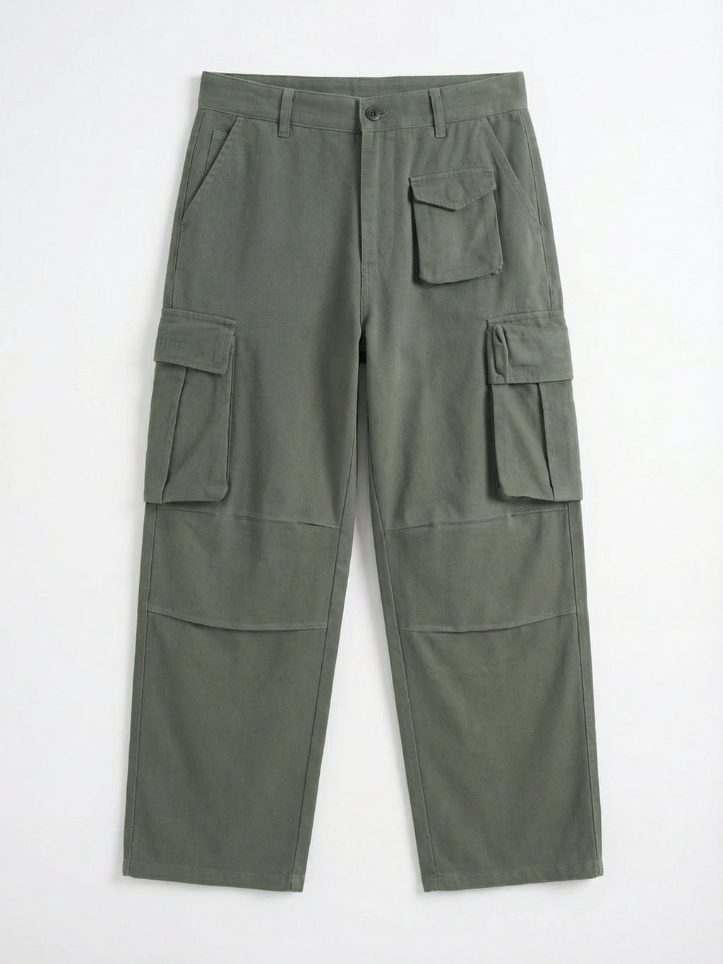 Highlander Men Olive Star Wars Loose Fit Solid Regular Trouser - Olive - Image 4