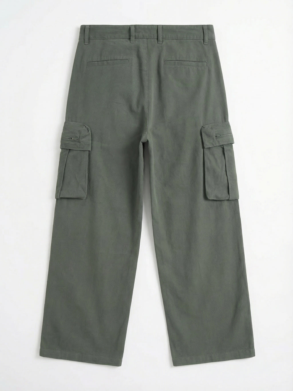 Highlander Men Olive Star Wars Loose Fit Solid Regular Trouser - Olive - Image 5