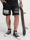 Star Wars By Highlander Men Black Grogu Relaxed Fit Shorts - Black - Image 1