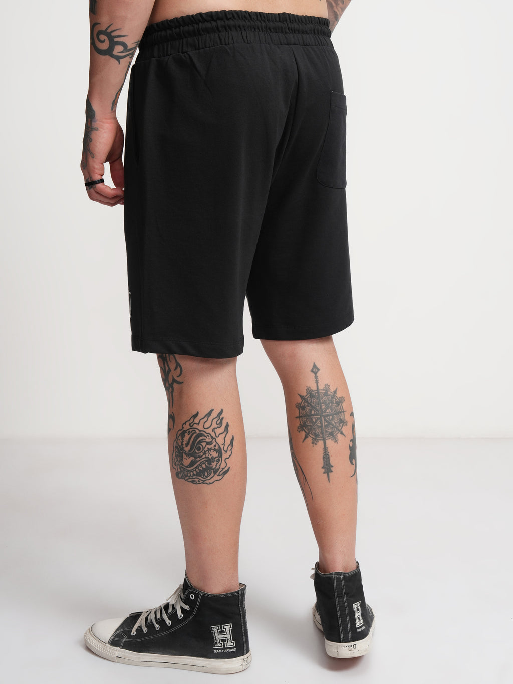 Star Wars By Highlander Men Black Grogu Relaxed Fit Shorts - Black - Image 3