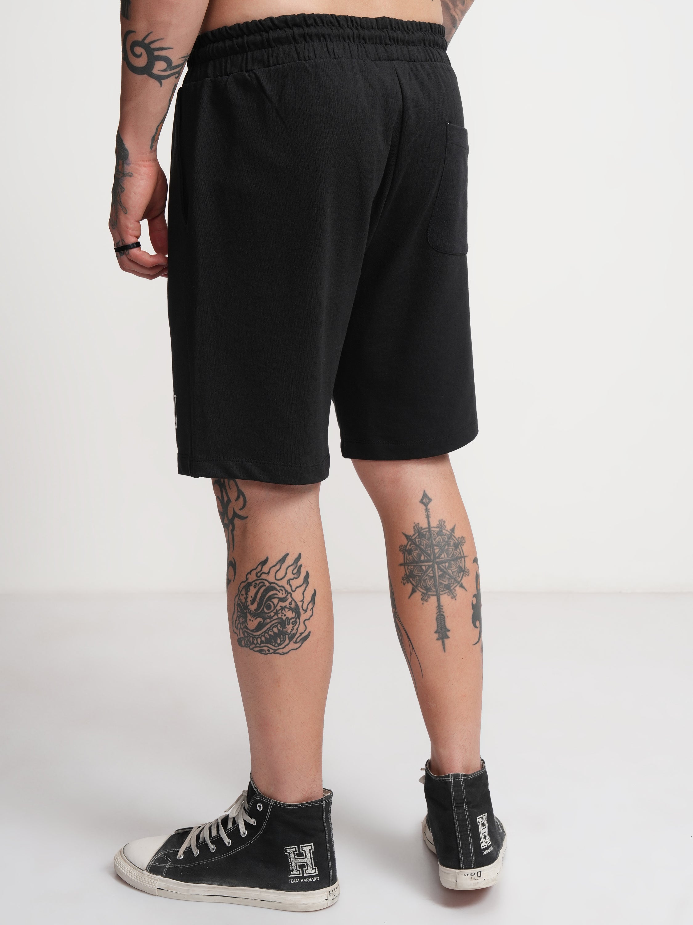 Star Wars By Highlander Men Black Grogu Relaxed Fit Shorts - Black - Image 3
