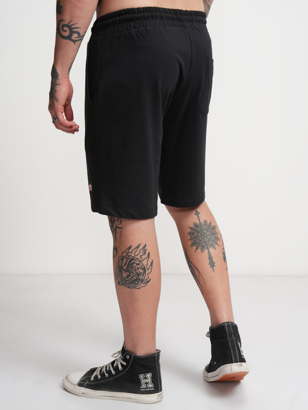Star Wars By Highlander Men Black Darth Vader Relaxed Fit Shorts - Black - Image 3