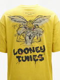 WB By Highlander Men Yellow Looney Tunes Printed Round Neck T-Shirt - Yellow - Image 1