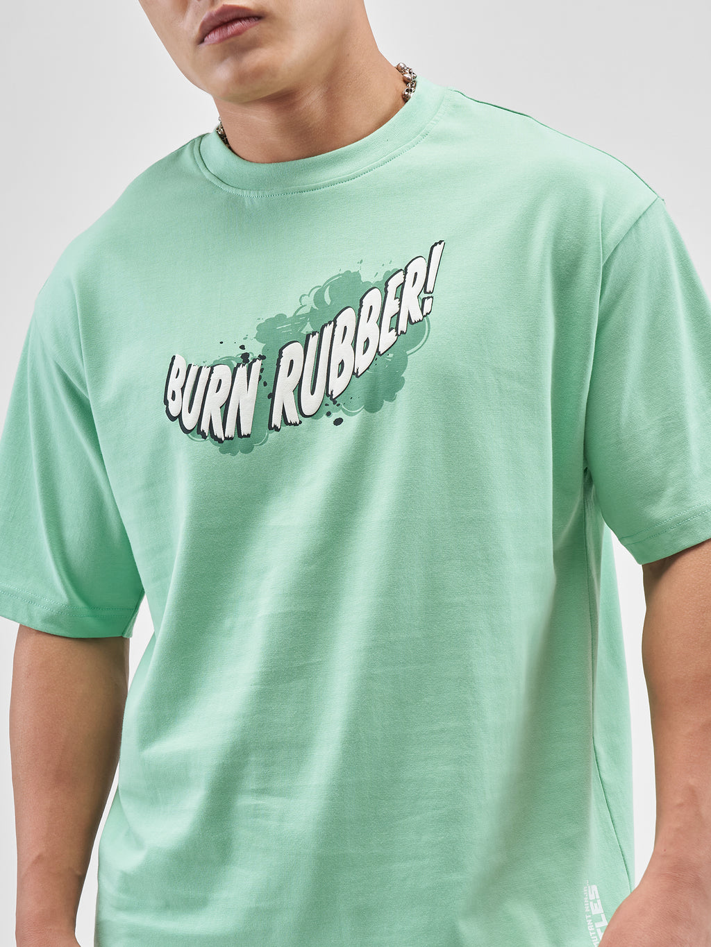 Highlander Men Green Ninja Turtles Printed Round Neck T-Shirt - Green - Image 7